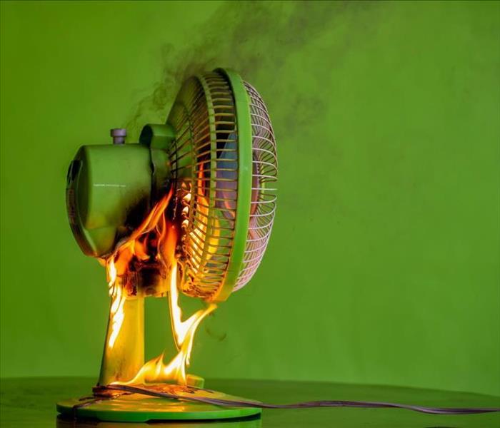 Fan on Fire