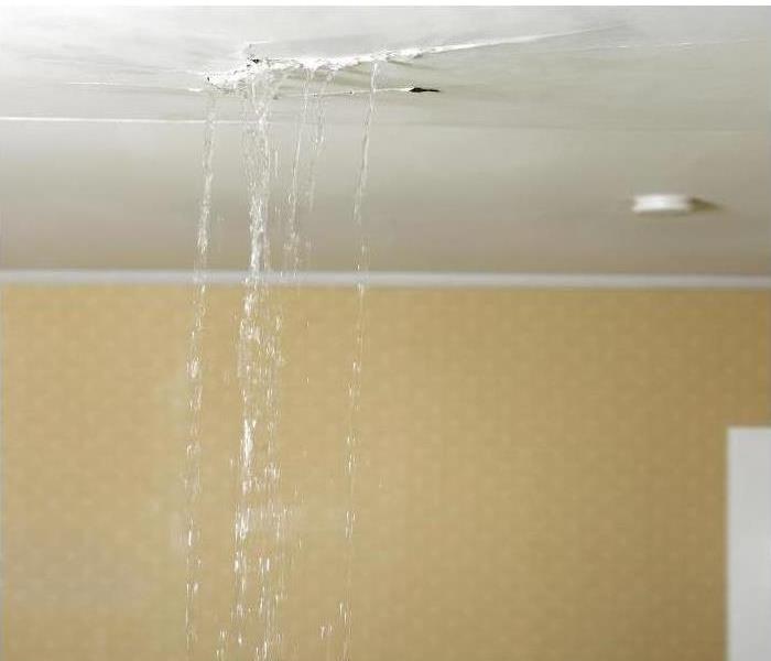 water dripping from ceiling